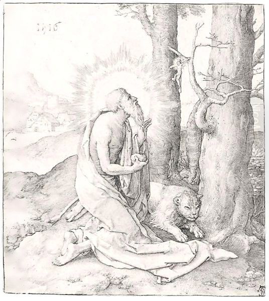 St Jerome In The Desert (The New Hollstein 113) - view 1