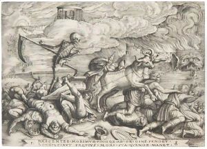 The Triumphs Of Petrarch by Georg Pencz