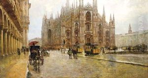 Piazza Del Duomo A Milano