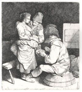 The Young Hostess by Cornelis (Pietersz.) Bega