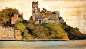 Il Castello Di Lerici by Giovanni Fattori