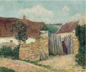 Maison Dans Le Village by Gustave Loiseau