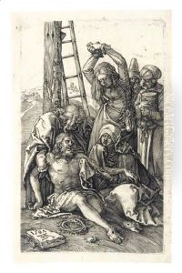 The Lamentation 2 by Albrecht Durer