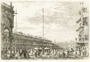 Le Procuratie E S. Ziminian by (Giovanni Antonio Canal) Canaletto