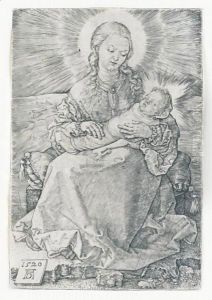 La Vergine Con Il Bambino In Fasce. 1520 by Albrecht Durer