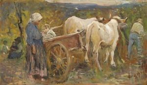Carro Con I Buoi by Cesare Ciani