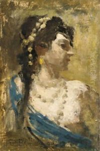 Profilo Di Donna by Gaetano Esposito