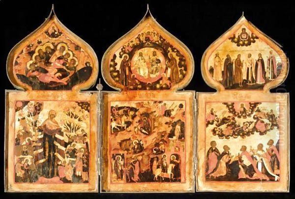 AN IMPORTANT TRIPTYCH - view 1