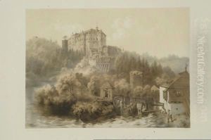 Concerning Genre Scenes And Landscapes by German Unknown Masters