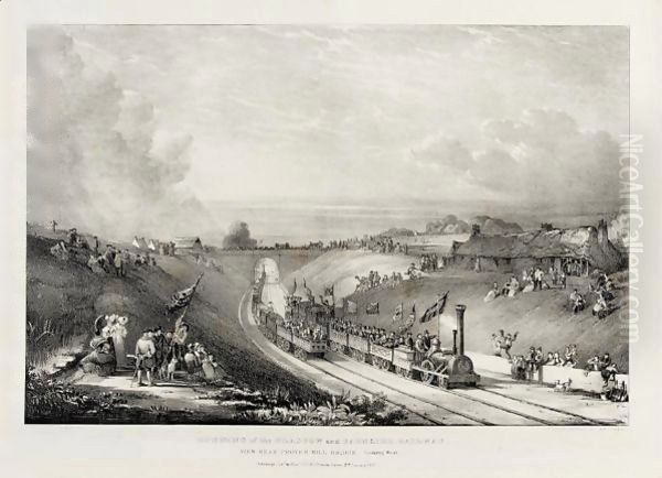 Views Of The Opening Of The Glasgow And Garnkirk Railway - view 1