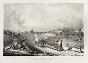 Views Of The Opening Of The Glasgow And Garnkirk Railway by David Octavius Hill