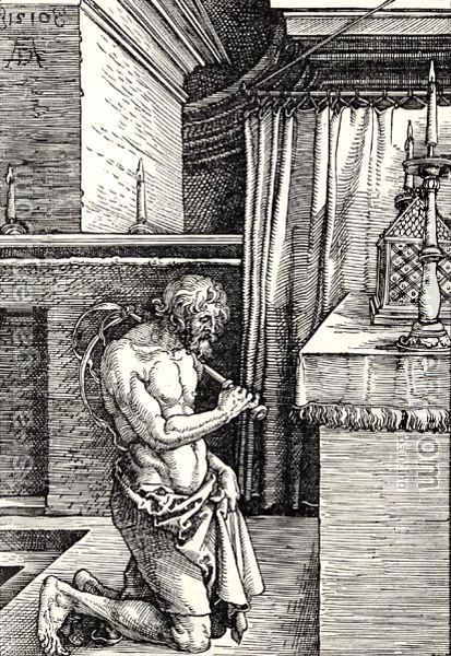 King David Doing Penance - view 1