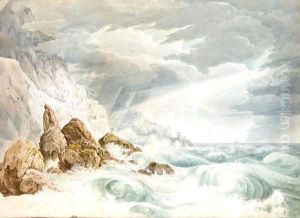 Napoli, Veduta Di Amalfi by Josef Rebell