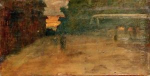 Tramonto All'Ardenza by Giovanni Fattori