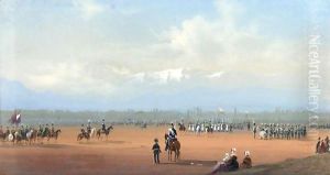 Scena Di Battaglia by Carlo Bossoli