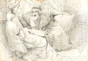 Il Corteggiamento by Sir Lawrence Alma-Tadema
