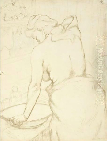 Femme Qui Se Lave - view 1