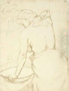 Femme Qui Se Lave by Henri De Toulouse-Lautrec