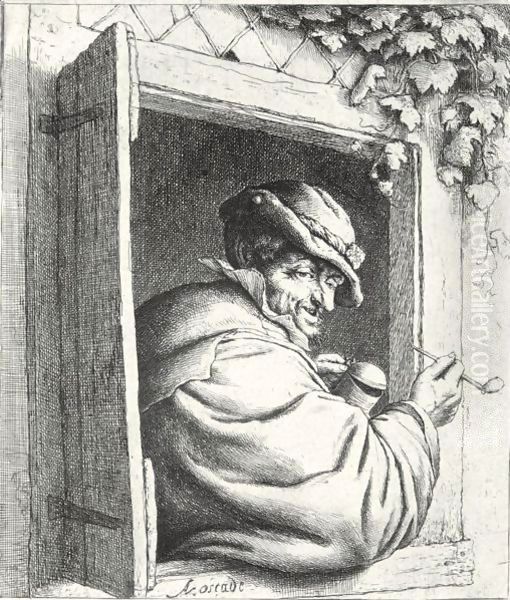 A Large Collection Of Etchings By Adriaen Van Ostade - view 1