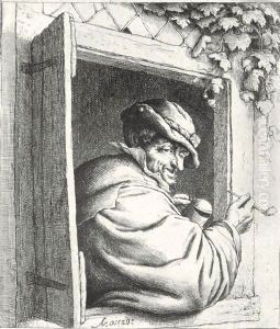 A Large Collection Of Etchings By Adriaen Van Ostade by Adriaen Jansz. Van Ostade