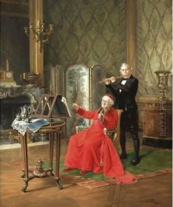 The Musician by Alfred Charles Weber