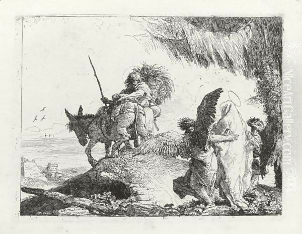 The Flight Into Egypt - view 1