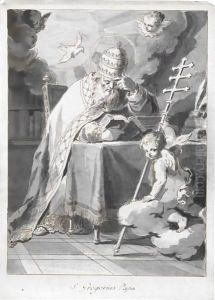 Bishop with putties by Pietro Antonio Novelli