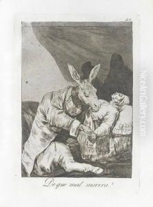 De Que Mal Morira (Madrid 1799) by Francisco Goya Fuendetodos