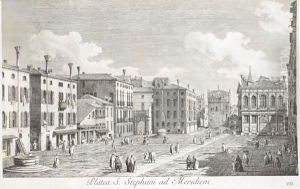 Urbis Venetiarum Prospectus Celebriores aere Expressi Ab Antonio Visentini. Venezia Giovanni Battista Pasquali, 1742 by Antonio Visentini