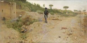 Young Man Walking