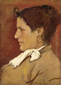 Profilo Di Donna by Sylvestro Lega