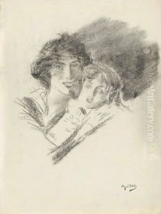 Madre E Figlia by Giovanni Boldini