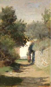 Viottolo Di Campagna by Arturo Faldi