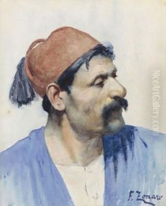 Testa Di Turco by Fausto Zonaro