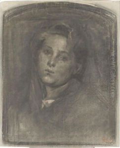 Testa Di Giovinetta by Giovanni Sottocornola