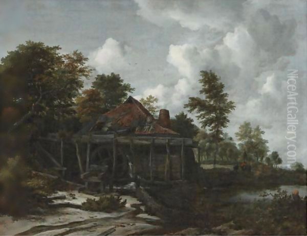Water Mill At The Edge Of A Wood - view 1