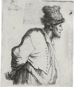 Peasant With His Hands Behind His Back