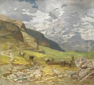Pascolo In Alta Montagna by Francesco Sartorelli