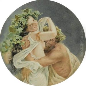 Bacchante by Mihaly von Zichy