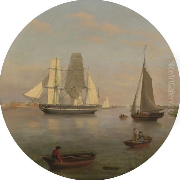 View Of Annapolis, Maryland And The School Ship, St. Mary - view 1