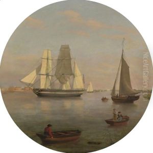 View Of Annapolis, Maryland And The School Ship, St. Mary