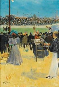 Le Velodrome by Louis Abel-Truchet