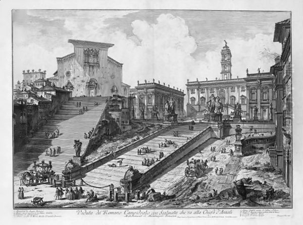 Capitol And The Steps Of S. Maria In Aracoeli - view 1