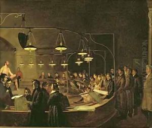 The Anatomy Lesson by Carle Felice Biscaria