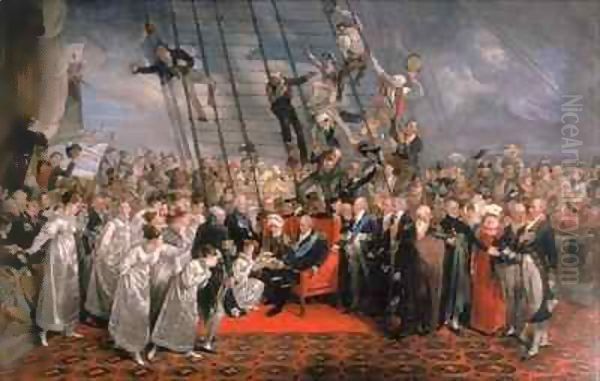 The Arrival of Louis XVIII at Calais - view 1
