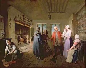 The Reception in the Kitchen Following the news of Bobby Shandy's Death by Edward Bird