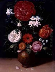 Still Life of Flowers by Peter Paul Binoit