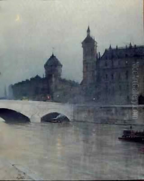 The Seine and the Conciergerie - view 1