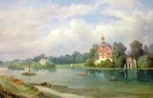 A View of Pope's House and Radnor House at Twickenham