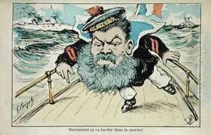 Caricature of the Minister for the Navy, Camille Pelletan (1846-1915) by Georges Ferdinand Bigot